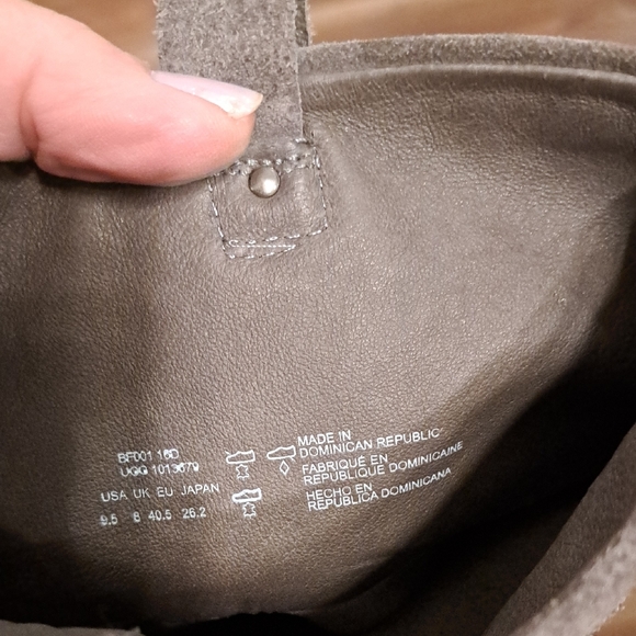 UGG Women's Gray Heeled Boots - Picture 9 of 14